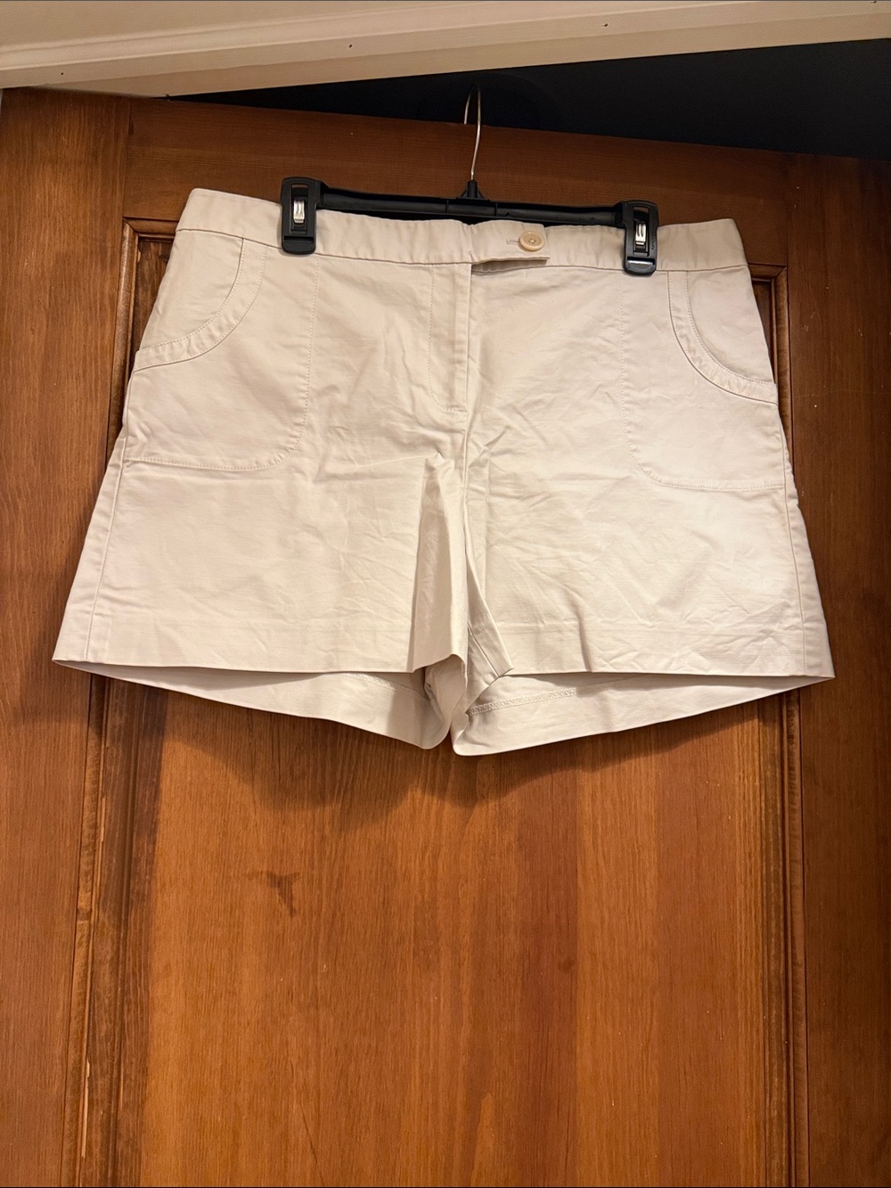 Ann Taylor Cream Shorts